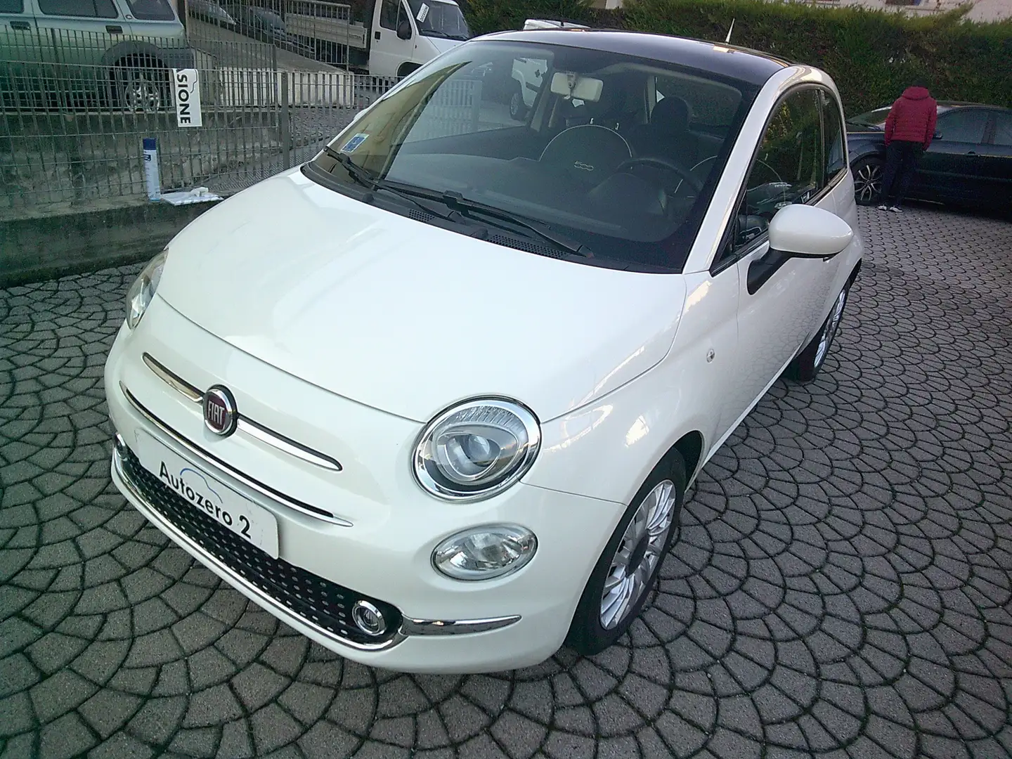 Fiat 500 500 III 2015 1.2 Lounge 69cv my18 ok neopat Weiß - 1