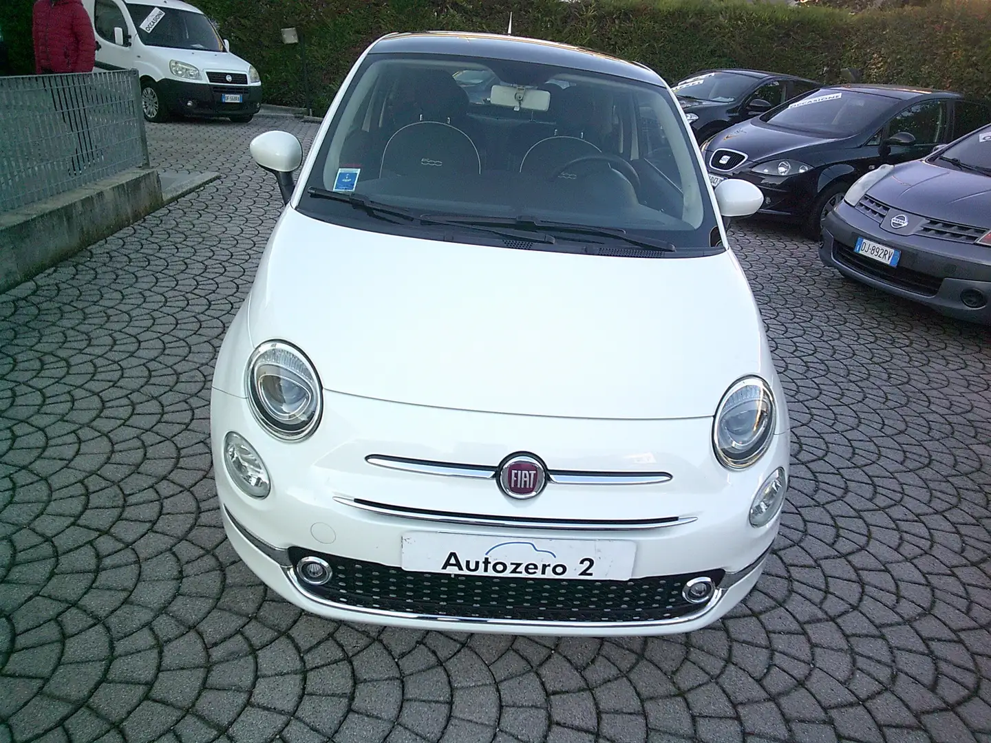 Fiat 500 500 III 2015 1.2 Lounge 69cv my18 ok neopat Weiß - 2