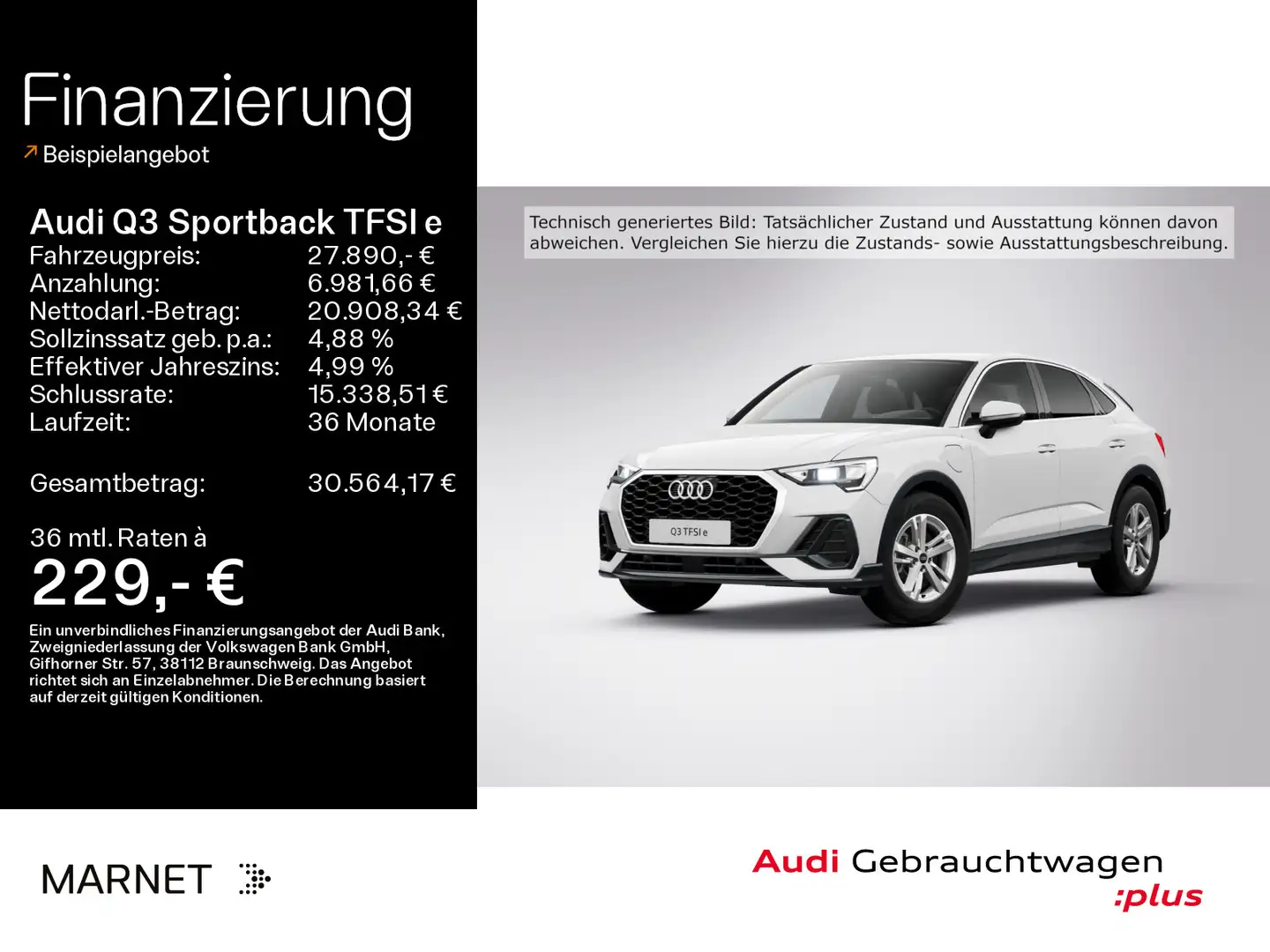 Audi Q3 45*Navi*Alu*AHK*PDC*Virtual Weiß - 1