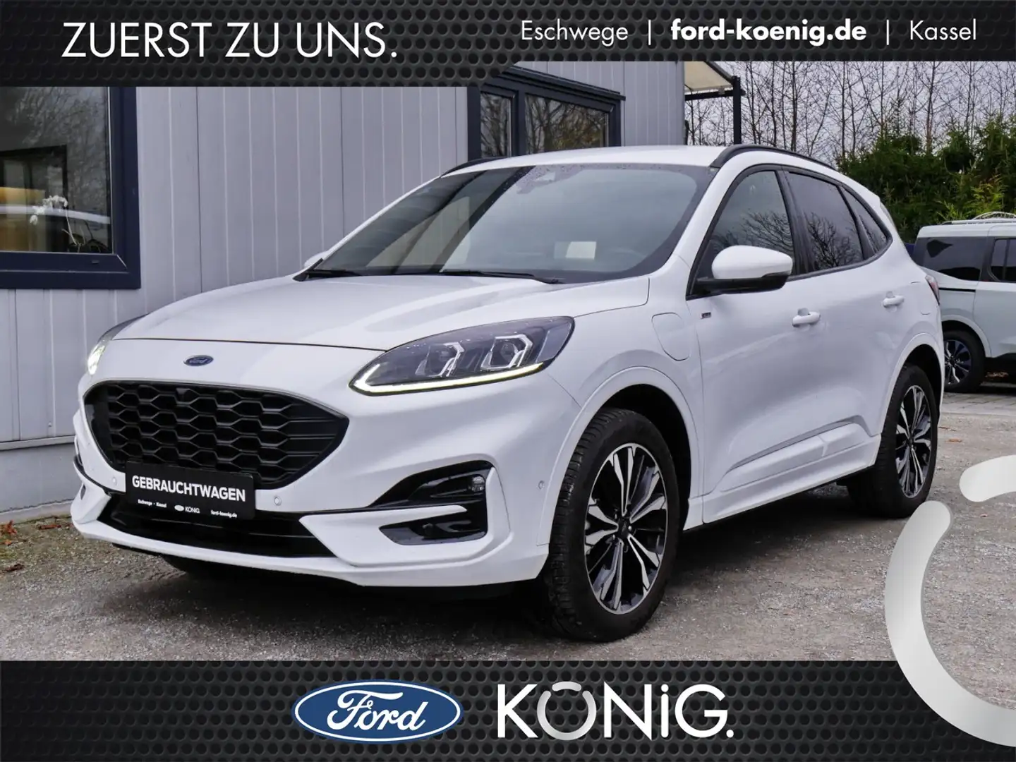 Ford Kuga ST-Line X Plug-in-Hybrid Auto+LED+Navi+TWA Klima Weiß - 1