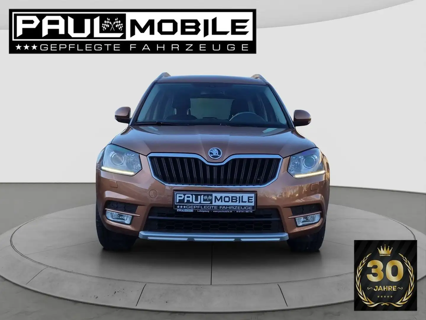 Skoda Yeti L&K 4x4 DSG Navi Bi-Xenon Leder Parkassist Orange - 2