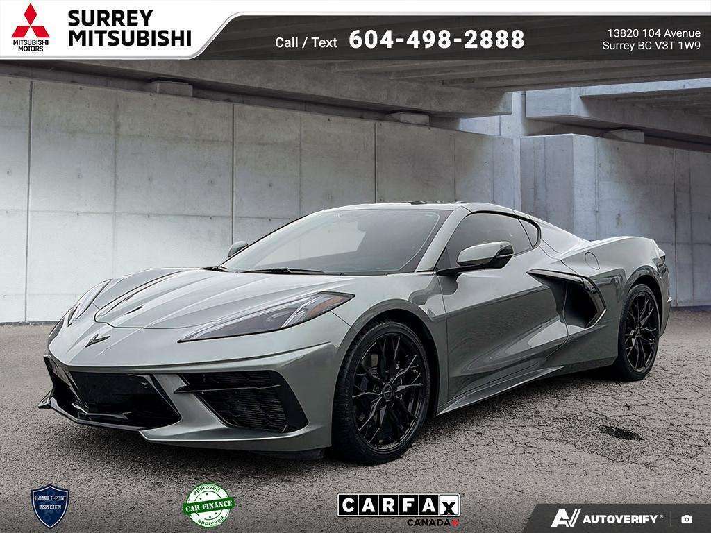 Gray 2023 Chevrolet Corvette Coupe Rear-Wheel Drive 8-Speed Automatic