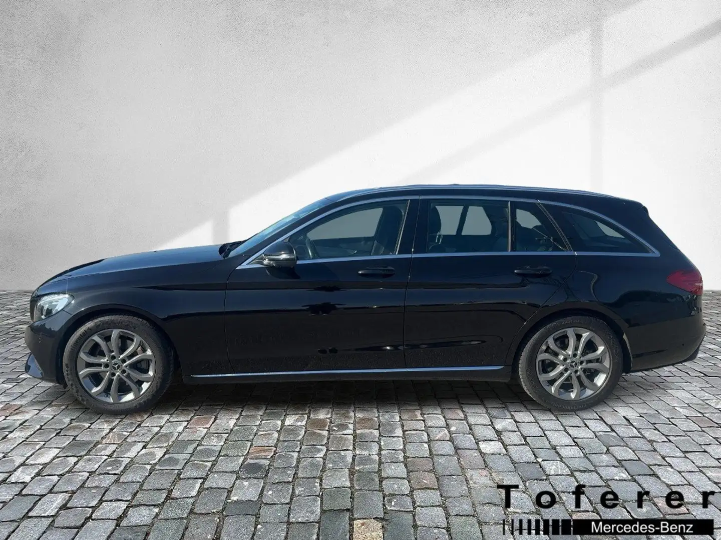 Mercedes-Benz C 200 d T-Modell Distr PTS Shz Navi LED Ambi FAP Schwarz - 2