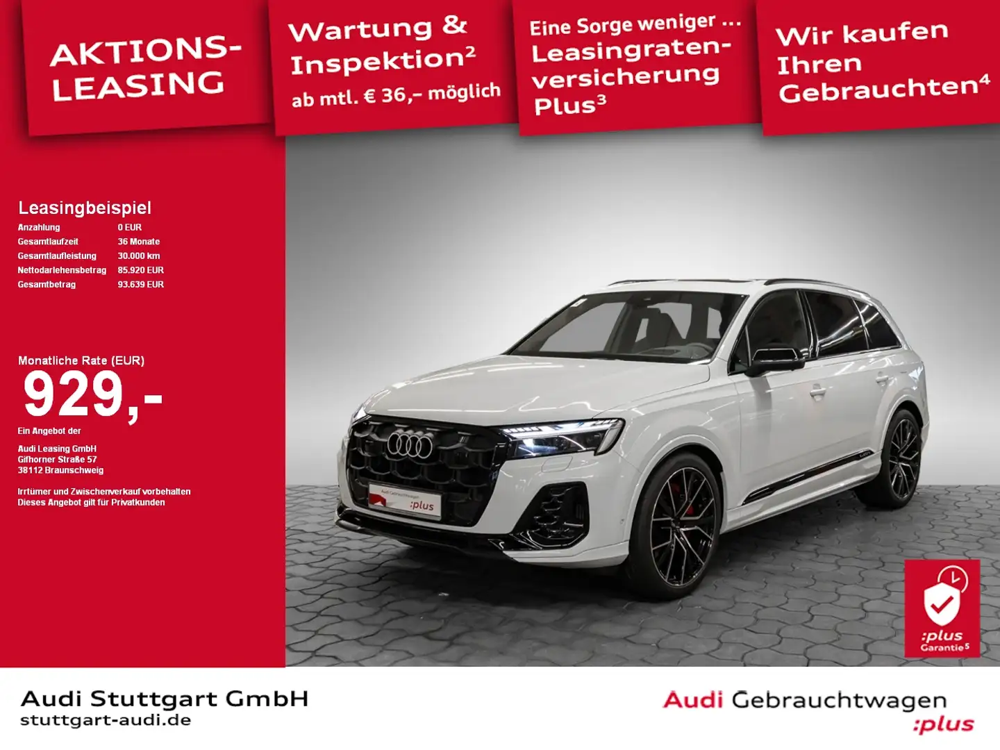 Audi Q7 S-LINE 60 TFSI e quattro tiptronic AHK AIR Weiß - 1