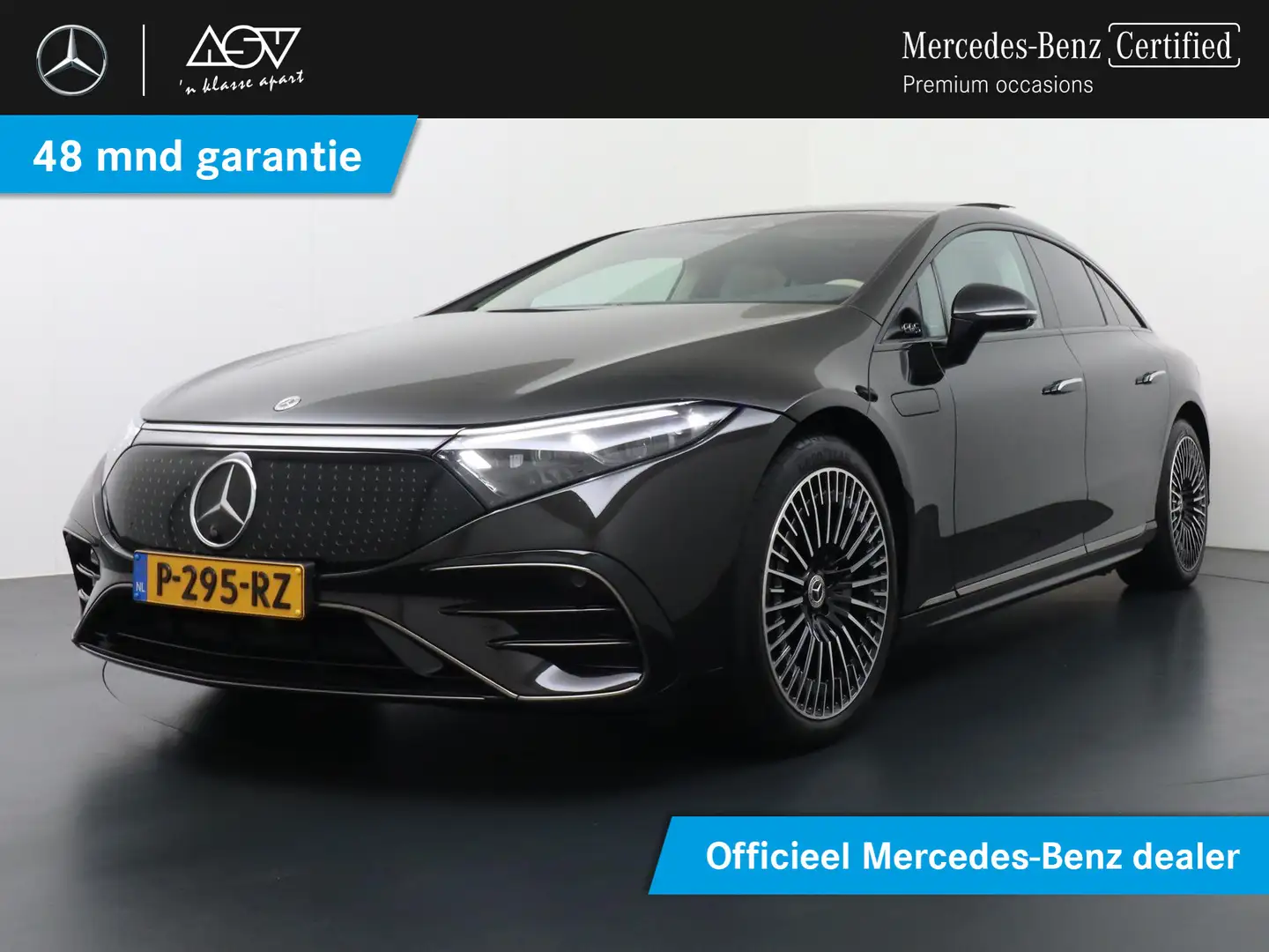 Mercedes-Benz EQS 580 4MATIC AMG Line 108 kWh Accu | Panorama - Schu Černá - 1