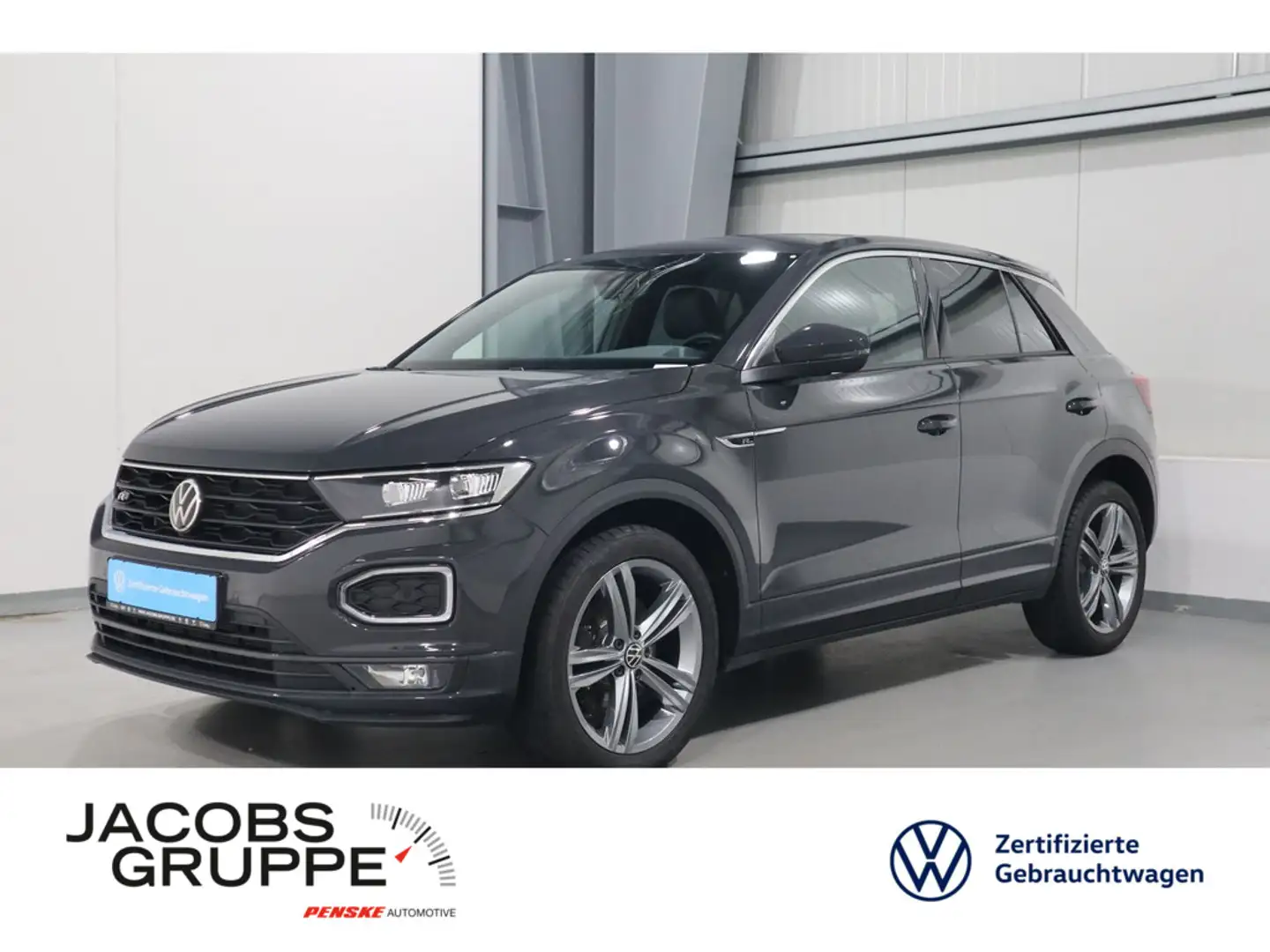 Volkswagen T-Roc 2.0 TDI DSG R-line Navi*LED*ACC*SHZ Sport Grijs - 1
