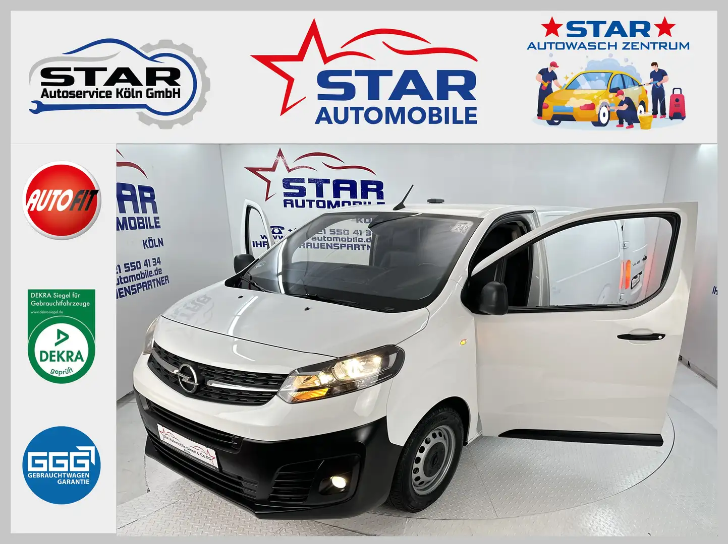 Opel Vivaro Vivaro Kasten Edition Cargo L3*2,0-130KW*NAVI*E6dT Bianco - 1