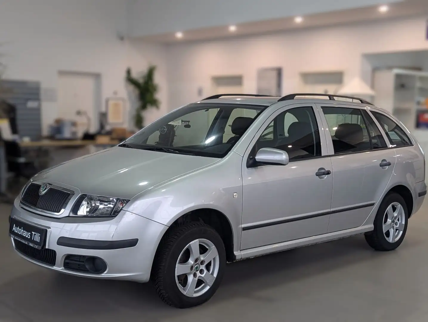 Skoda Fabia 1.4 Combi Extra /Alu /Klima /TÜV 27 Silber - 1