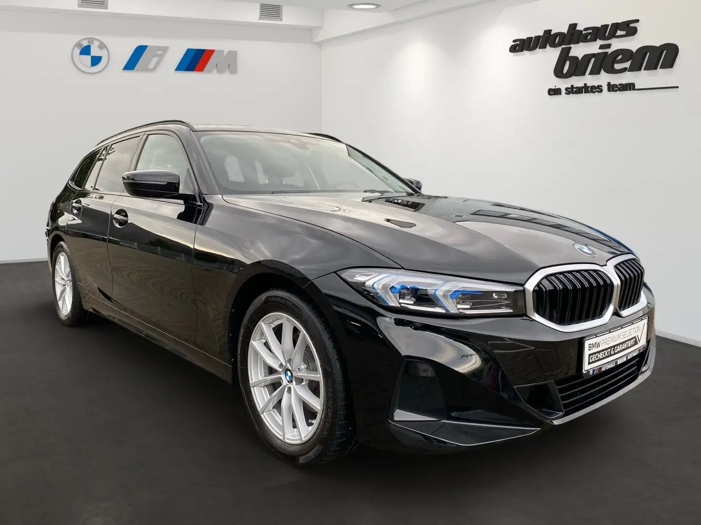 BMW 320 d Touring, ab 249,- € mtl. Rate Zwart - 2