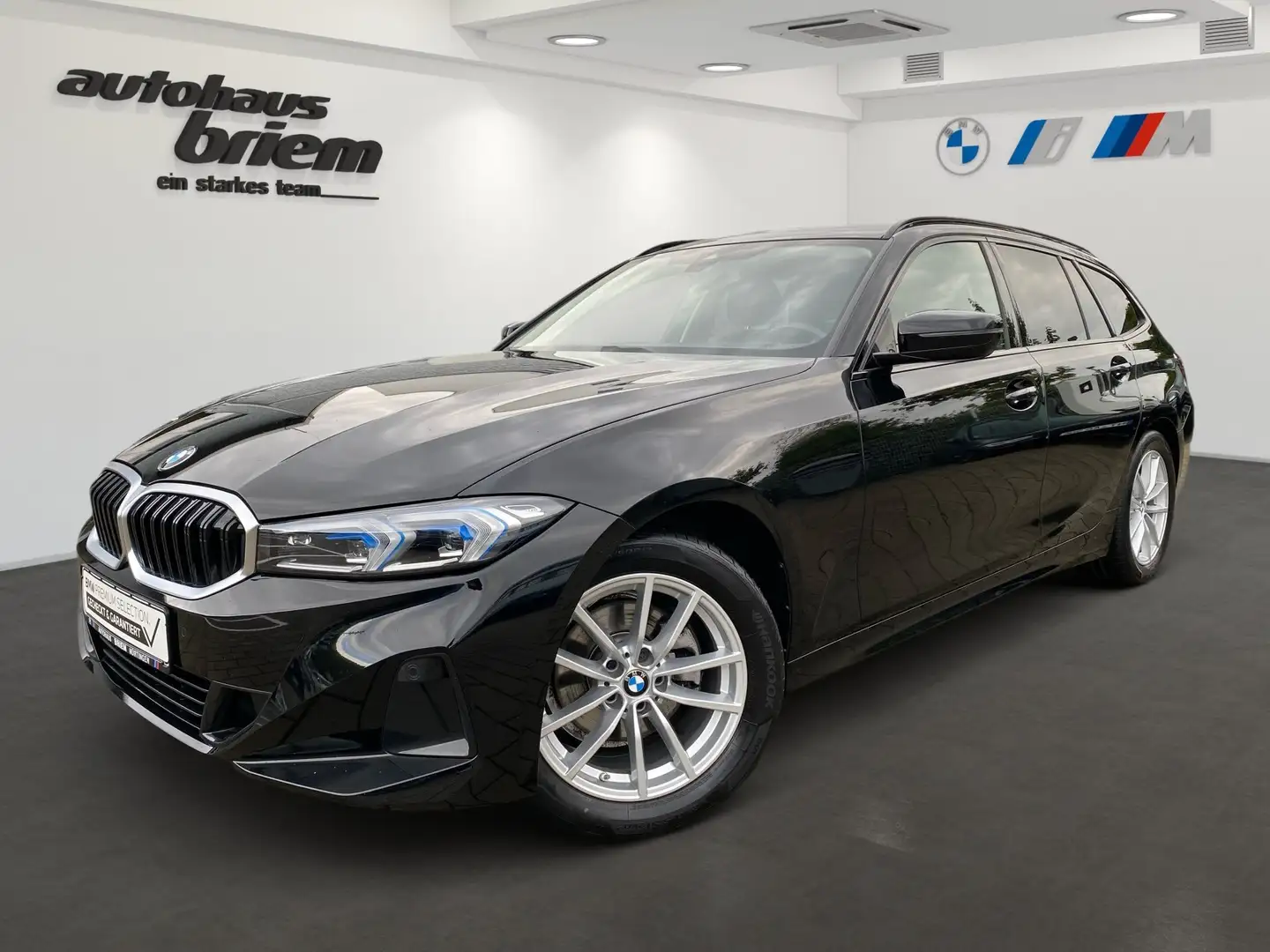 BMW 320 d Touring, ab 249,- € mtl. Rate Zwart - 1