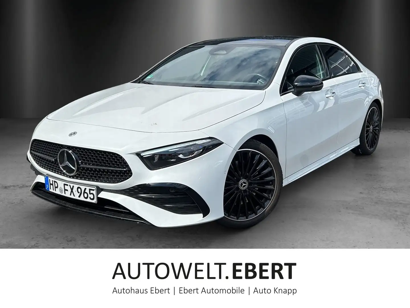 Mercedes-Benz A 220 d Lim+AMG-Line+Burmester+PSD+DISTRONIC+19" Weiß - 1