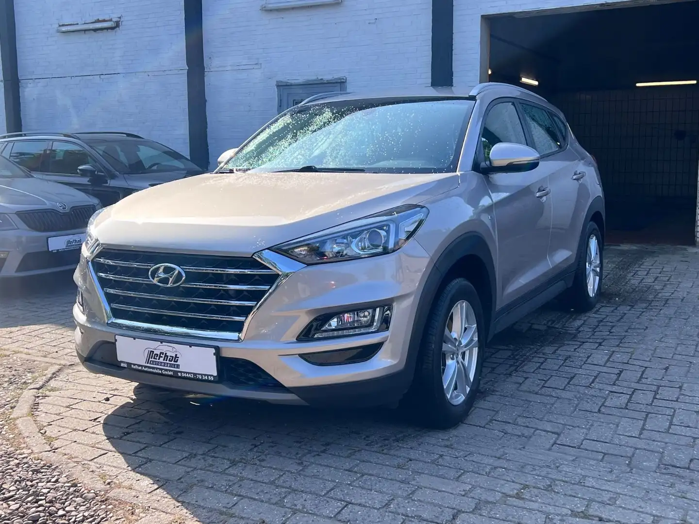 Hyundai TUCSON Advantage Mild-Hybrid 2WD Motorschaden Braun - 1