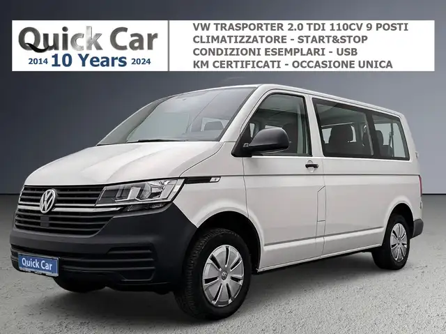 Volkswagen T6 Transporter 2.0 TDI 110CV 9 POSTI KM 80.000 CERTIFICATI