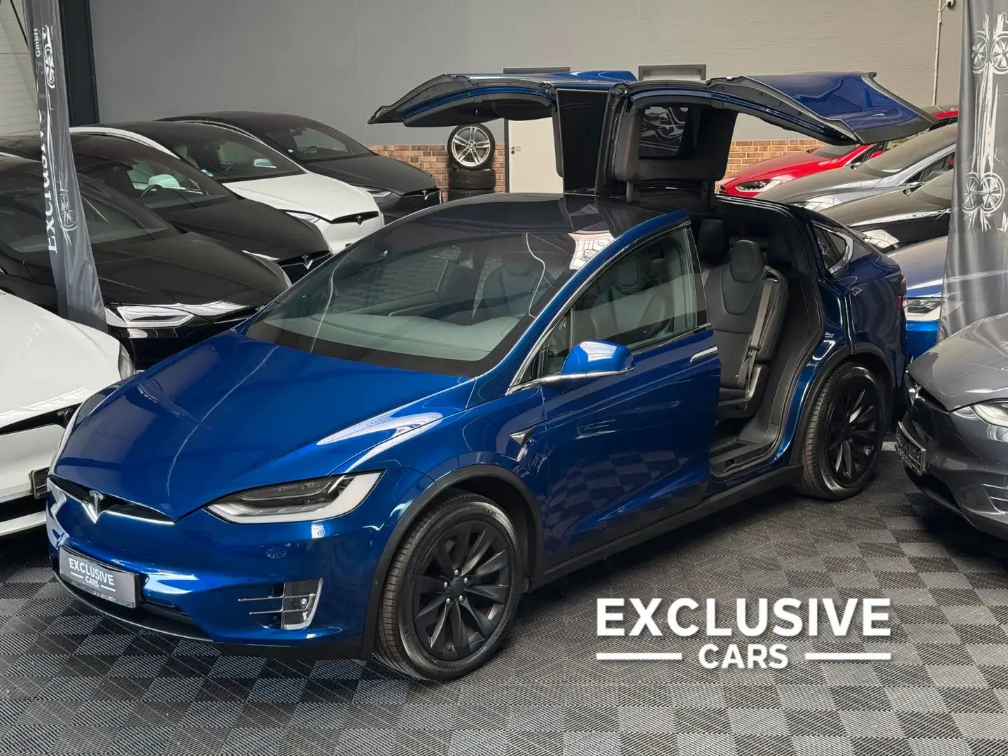 Tesla Model X MODEL X 100D | ENHANCED AP | MCU2 | 7 SEATS | Kék - 1