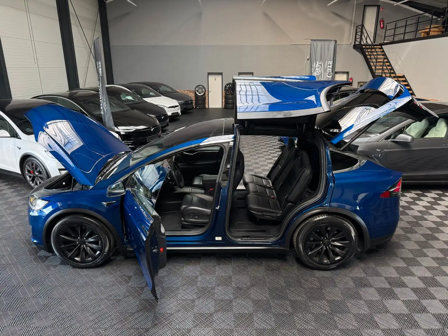 Tesla Model X MODEL X 100D | ENHANCED AP | MCU2 | 7 SEATS | Kék - 2