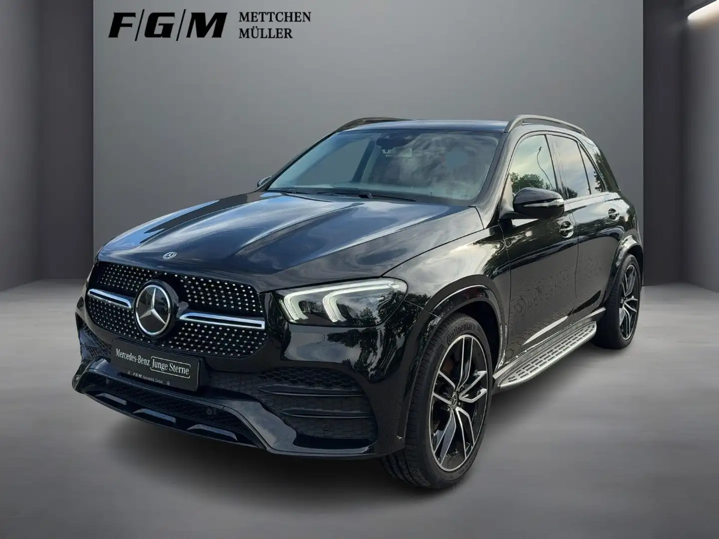 Mercedes-Benz GLE 400 d 4M AMG Line Burm|MBeam|TWA|360|AHK|360 Schwarz - 2