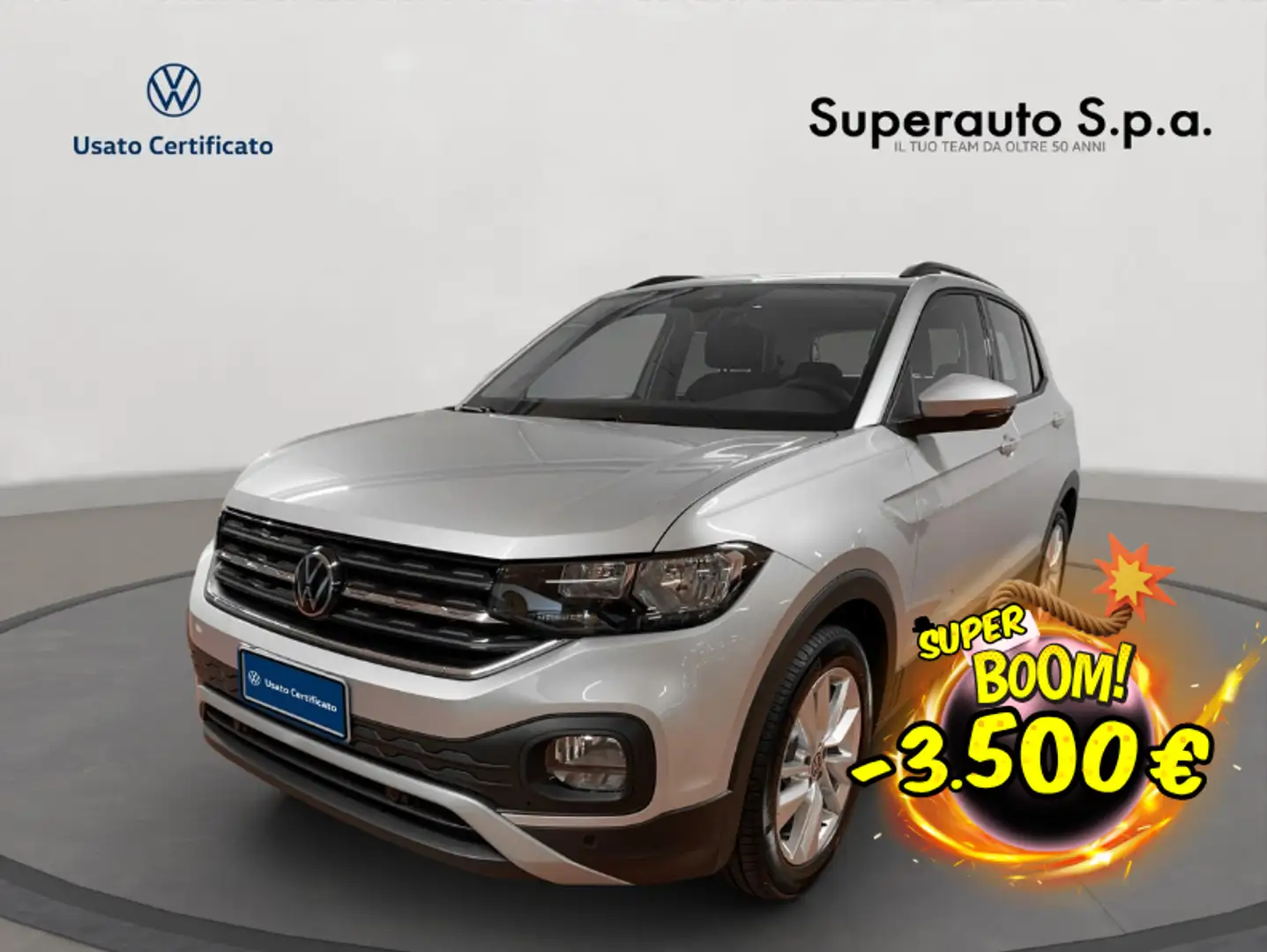 Volkswagen T-Cross 1.0 TSI 110 CV Style Argento - 1