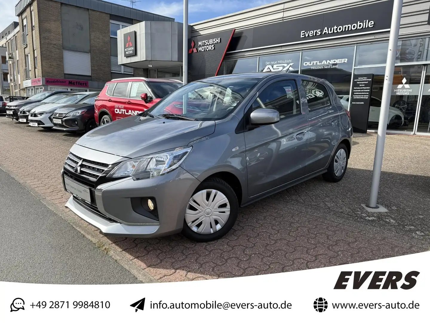 Mitsubishi Space Star 1.2 Spirit *Klima *Radio *DAB *BT Grijs - 1