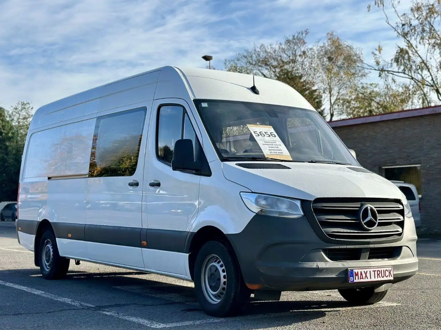 Mercedes-Benz Sprinter 315 L3H2 DUB CAB AUTO 39900 €-Leasing1140€/M Blanc - 2