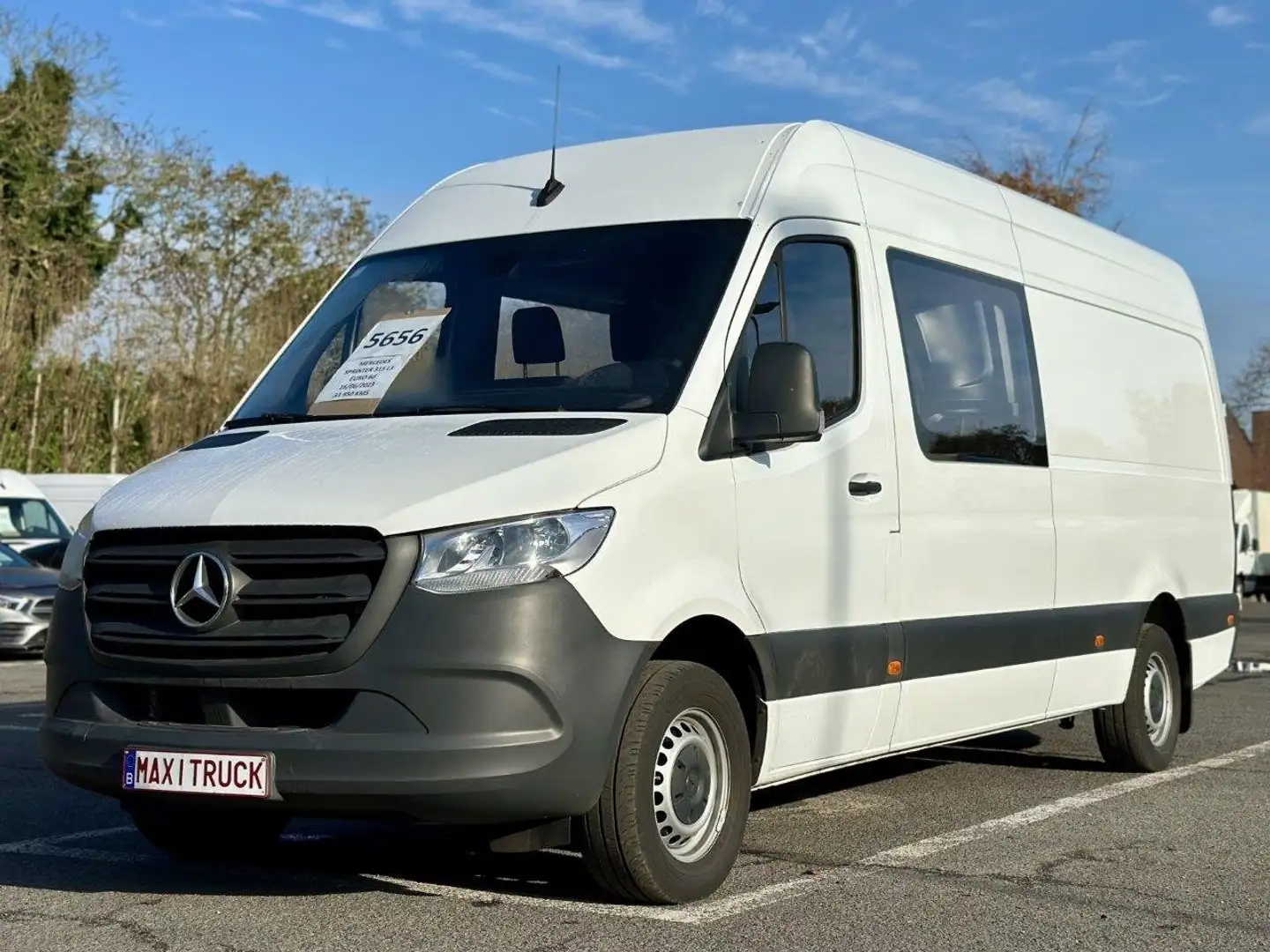 Mercedes-Benz Sprinter 315 L3H2 DUB CAB AUTO 39900 €-Leasing1140€/M Blanc - 1