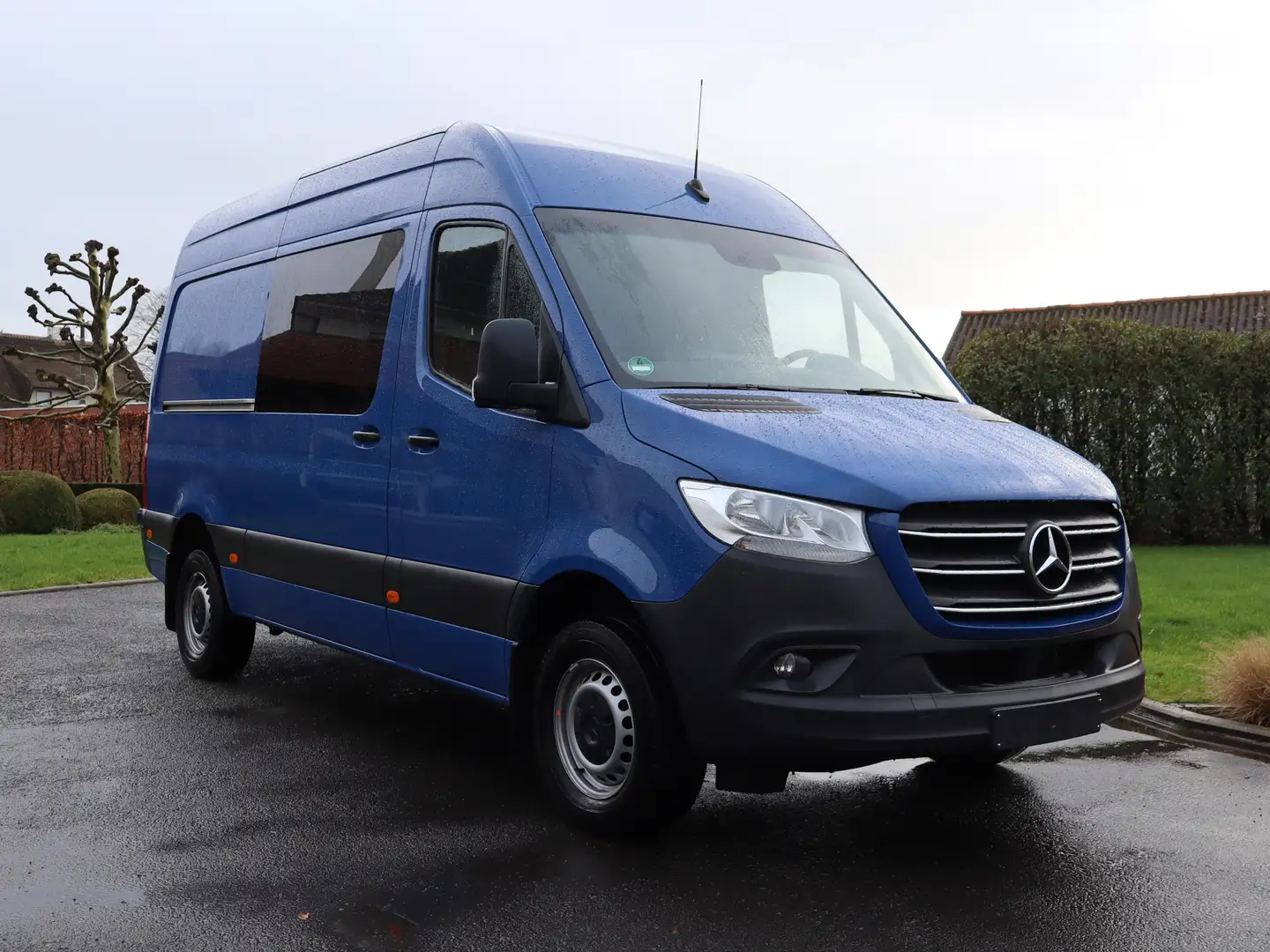 Mercedes-Benz Sprinter 317 CDI - L2H2 - AHK 3.5T - 30.630km - 28250+btw Blauw - 1
