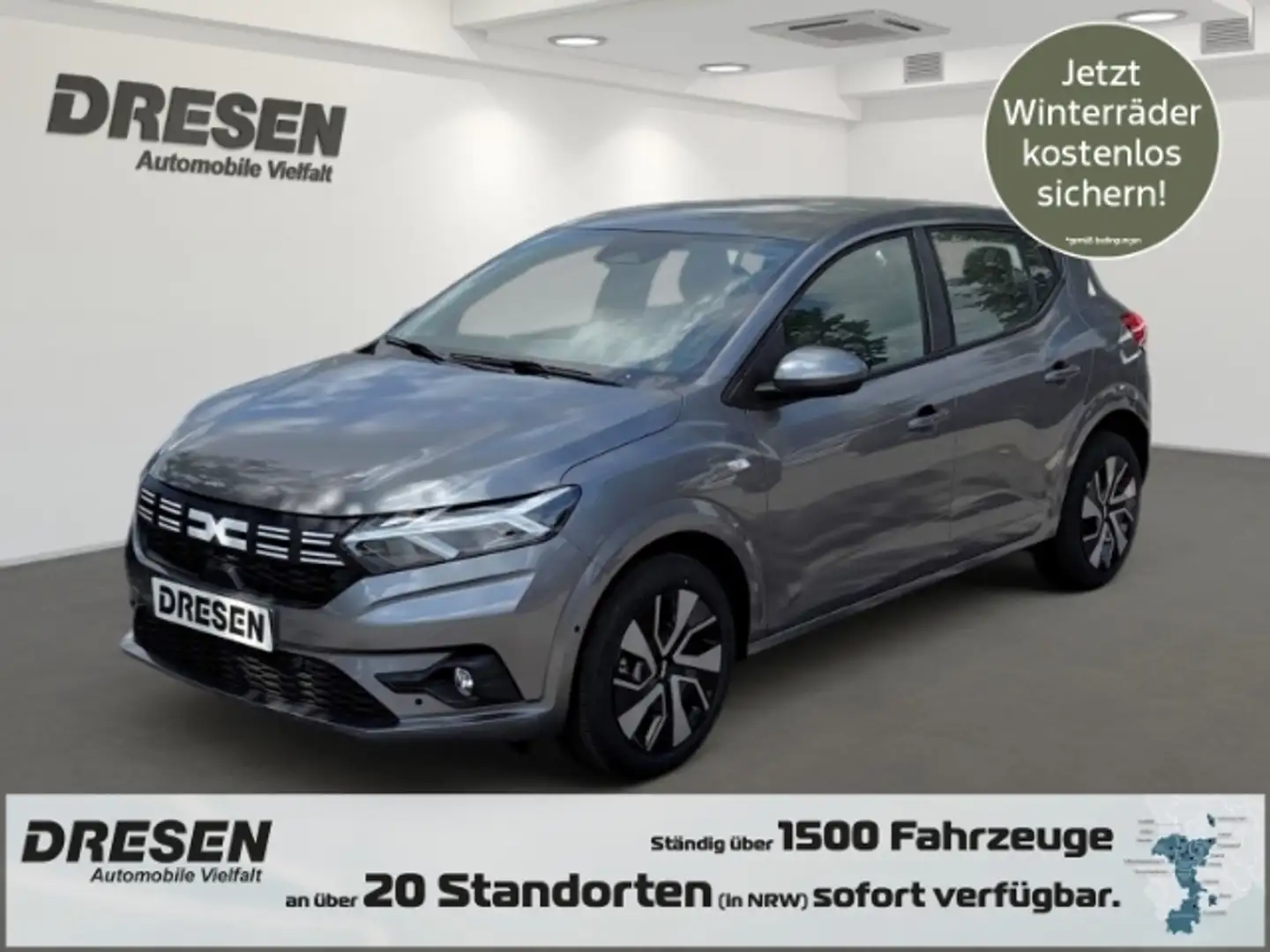 Dacia Sandero 1.0 TCe 100 ECO-G Expression RÜCKFAHRKAMERA KLIMAA Gris - 1