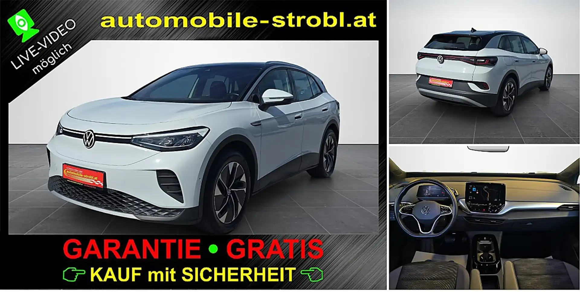 Volkswagen ID.4 ID. 4 Pro Perf.*ACC*Sitzhzg*RFK*GARANTIE* Weiß - 1