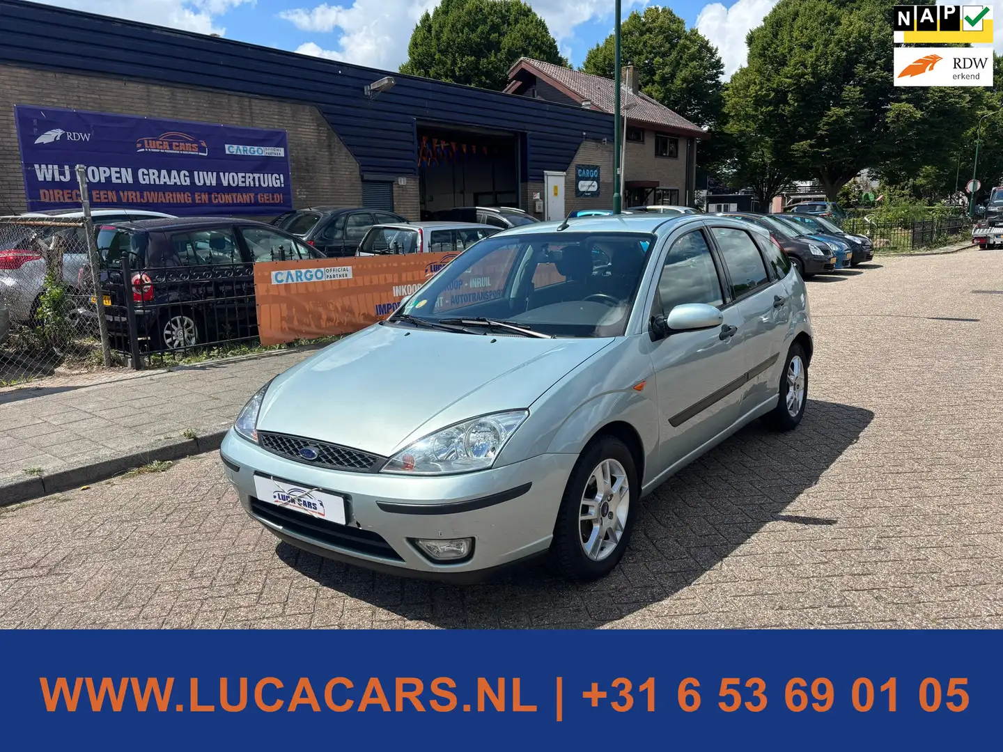 Ford Focus 1.6-16V Collection AIRCO + APK 03-2026! Groen - 1