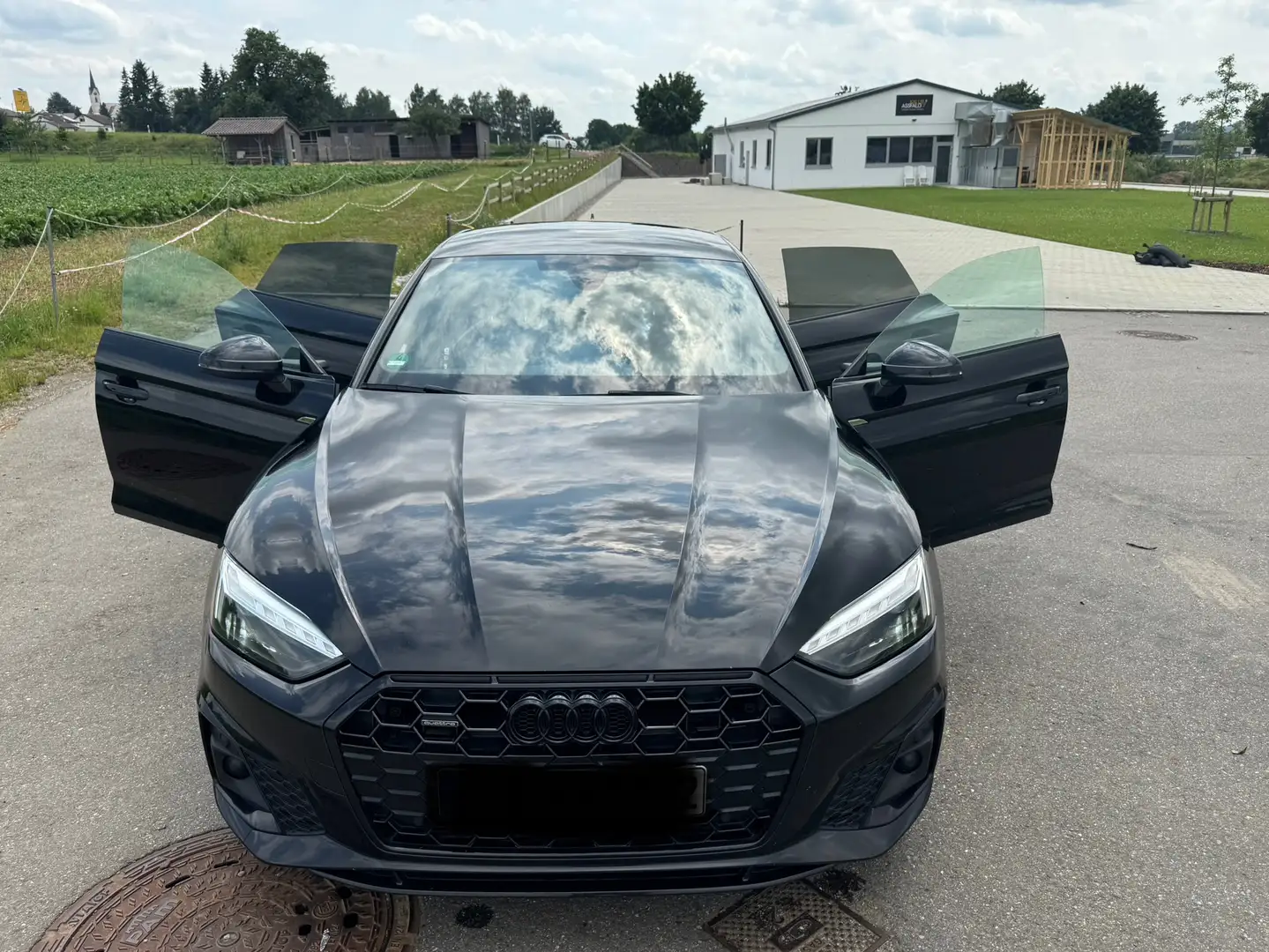 Audi A5 50 TDI V6 quattro S line Czarny - 2