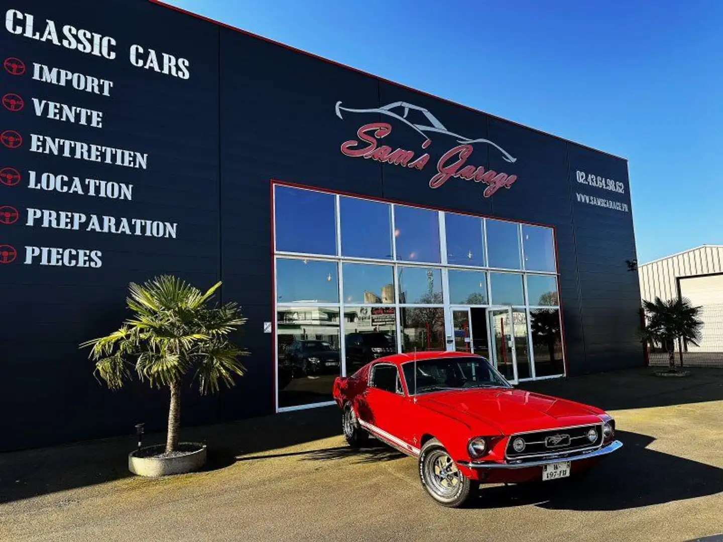 Ford Mustang GT Fastback S-Code 1967 V8 390ci/320cv Rouge - 2
