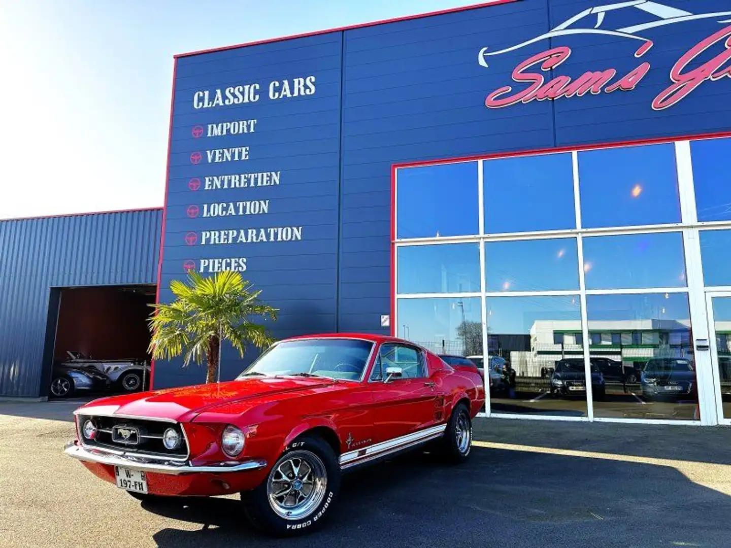 Ford Mustang GT Fastback S-Code 1967 V8 390ci/320cv Rouge - 1