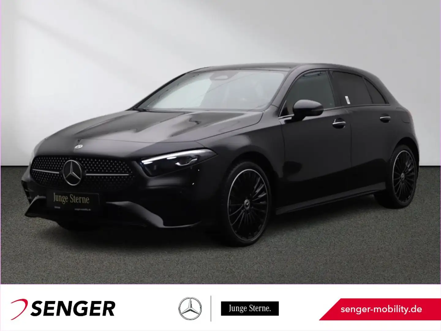 Mercedes-Benz A 250 e AMG Night Panorama Totwinkel Burmester Noir - 1