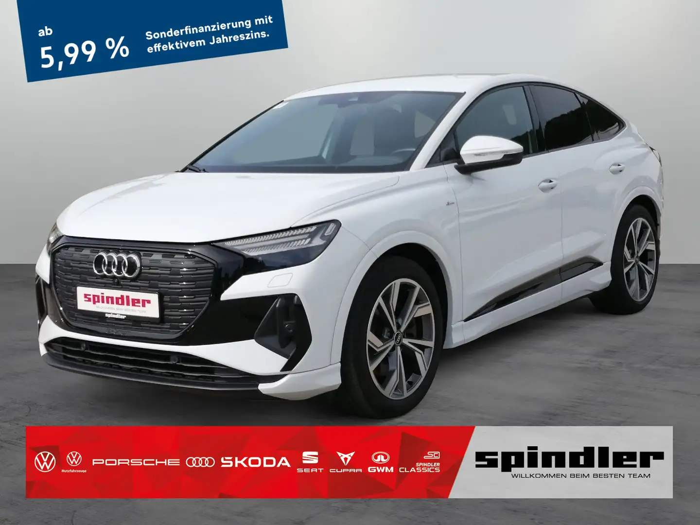 Audi Q4 e-tron 50 qu S-line Matrix Navi 20" Weiß - 1