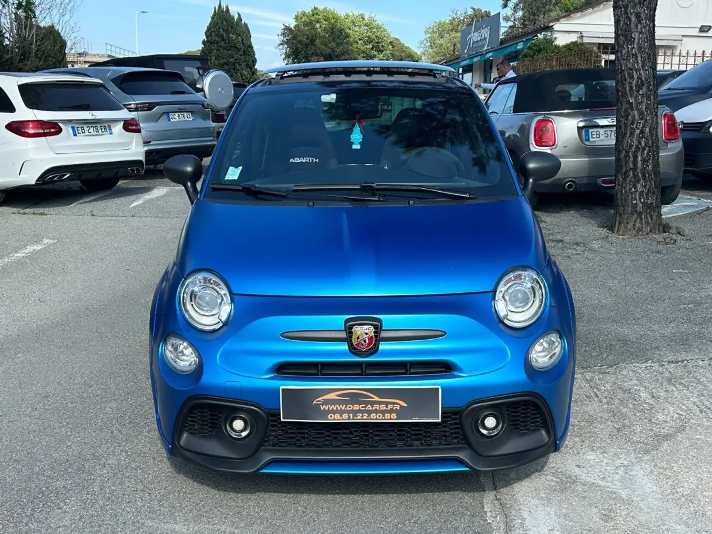 Abarth 595 E6D FULL 1.4 Turbo 16V T-Jet 180 ch BVM5 Competizi Kék - 2