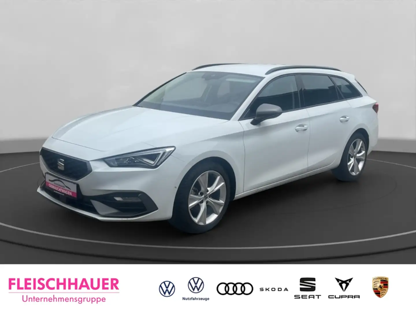 SEAT Leon Sportstourer FR 1.5 eTSI Voll-LED Kessy Navi Weiß - 1