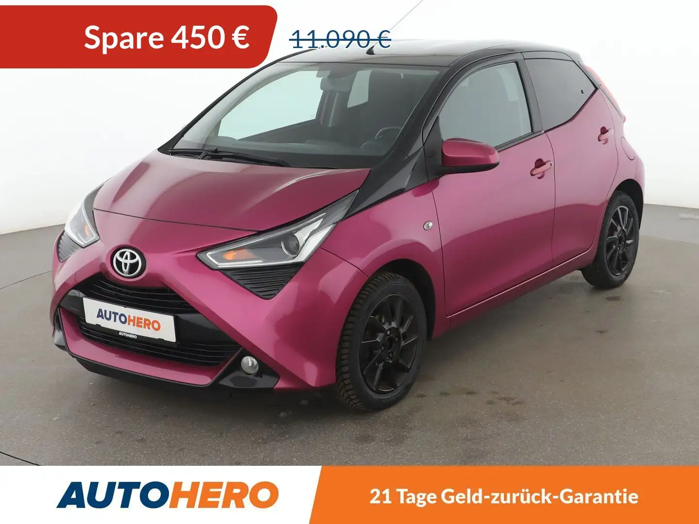 Toyota Aygo 1.0-VVT-i X-Cite Aut.*LED*CAM*KLIMA* Violett - 1