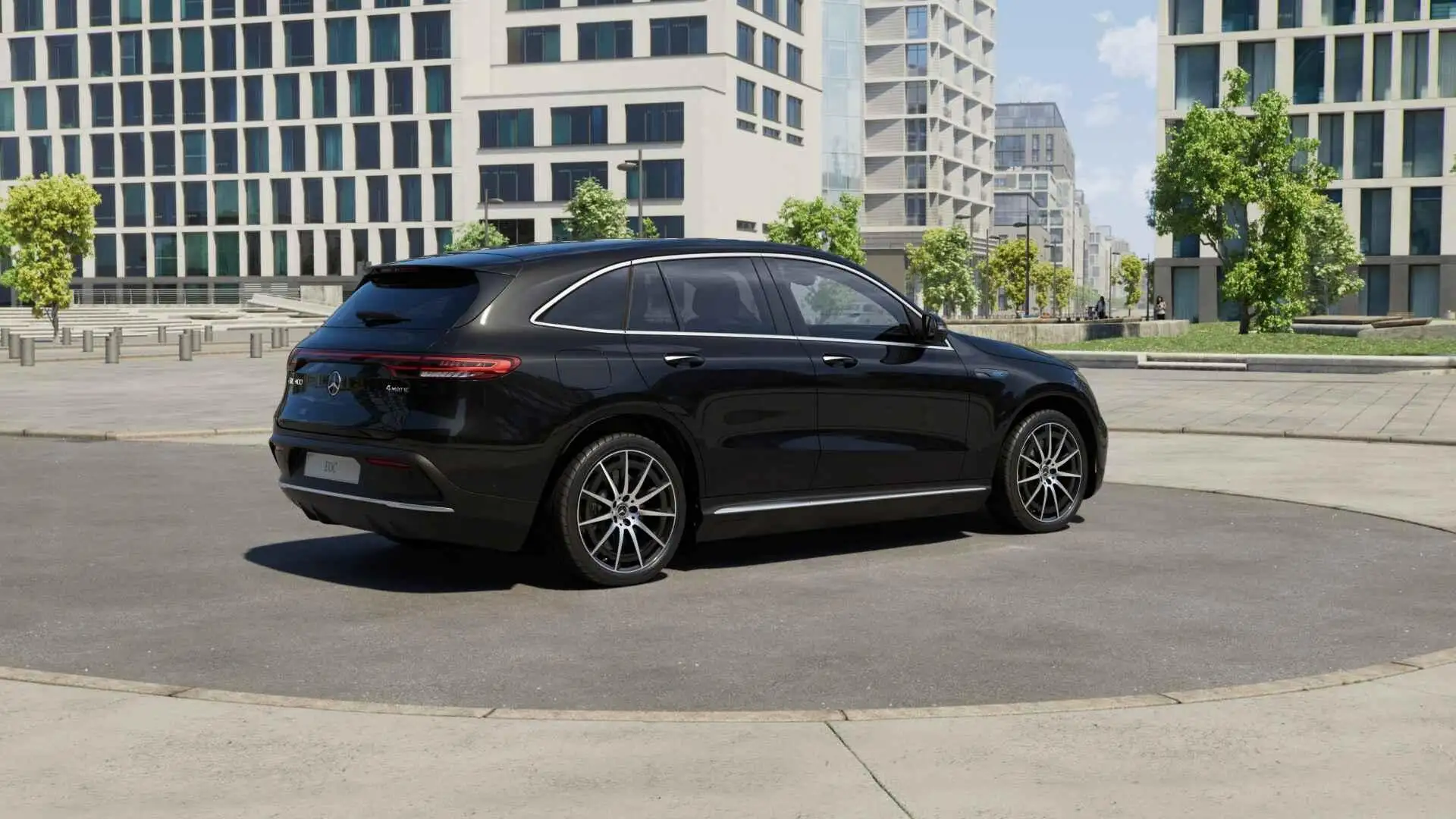 Mercedes-Benz EQC 400 4MATIC Business Solution AMG 80 kWh | Panoramadak Чорний - 2