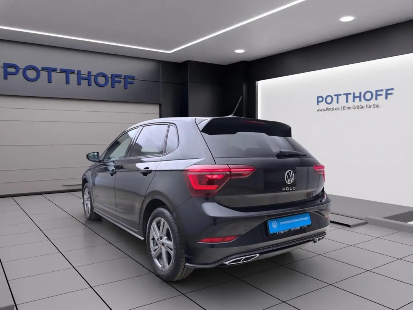 Volkswagen Polo 1.0 TSI R-LINE MATRIX NAVI PDC SITZHZG Schwarz - 2