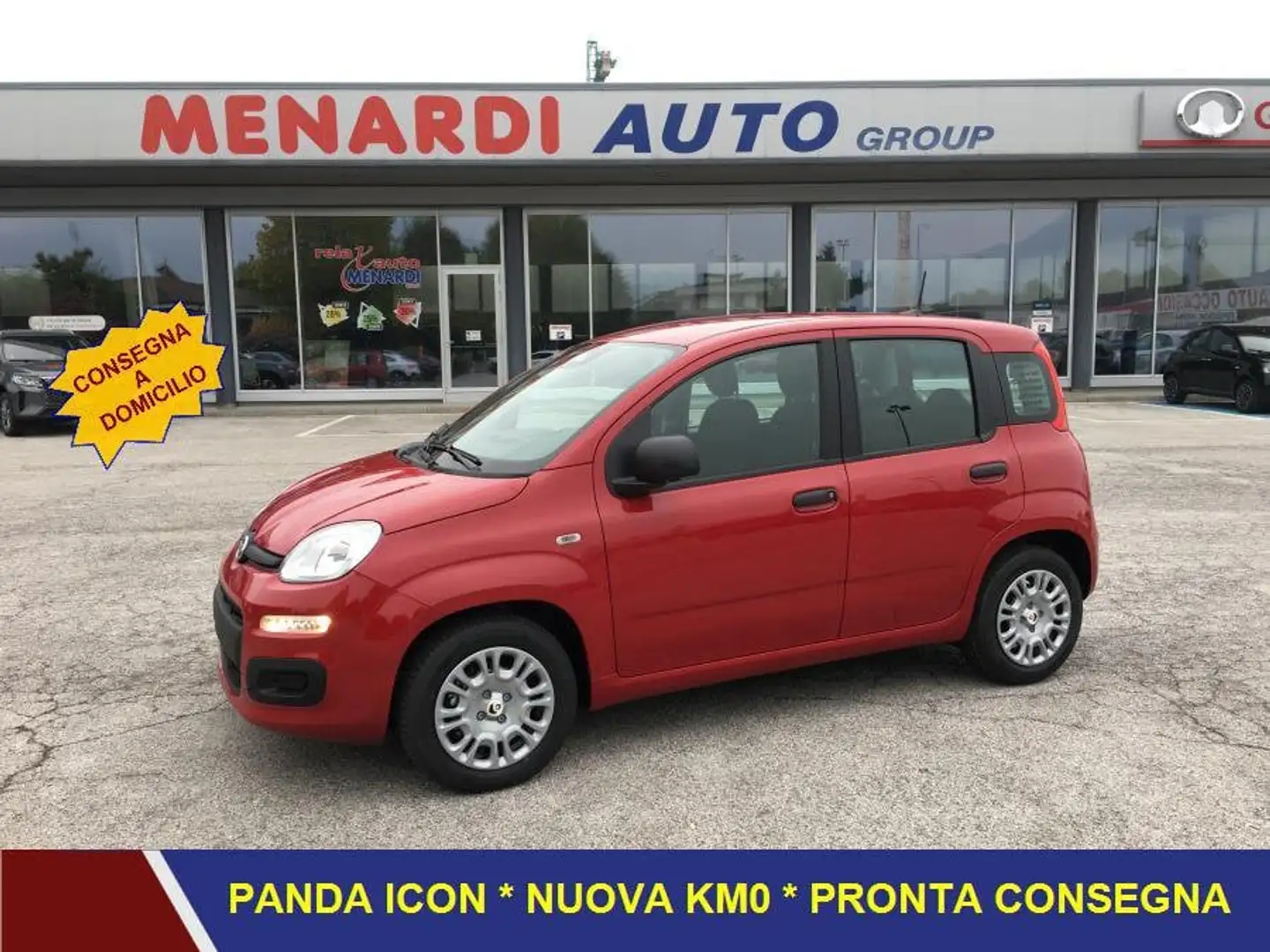 Fiat Panda 1.0 FireFly Hybrid Icon + 5 POSTI + CITY + PARK Rot - 1