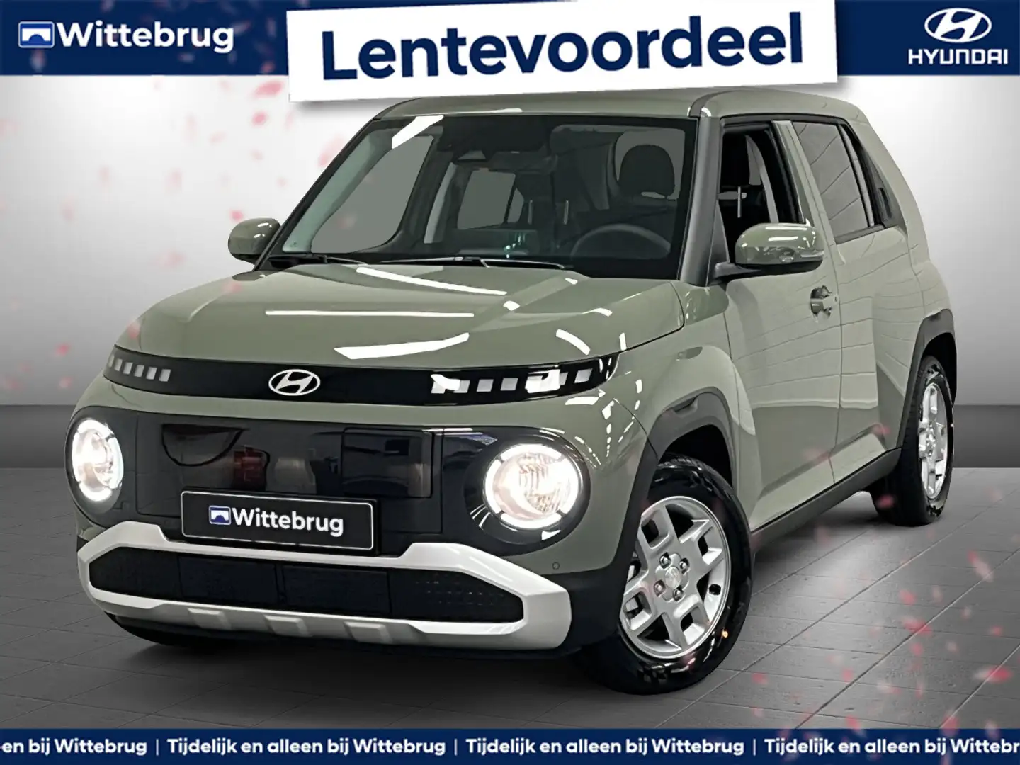 Hyundai Inster Pulse 49 kWh Volledig Elektrisch automaat met Navi Groen - 1