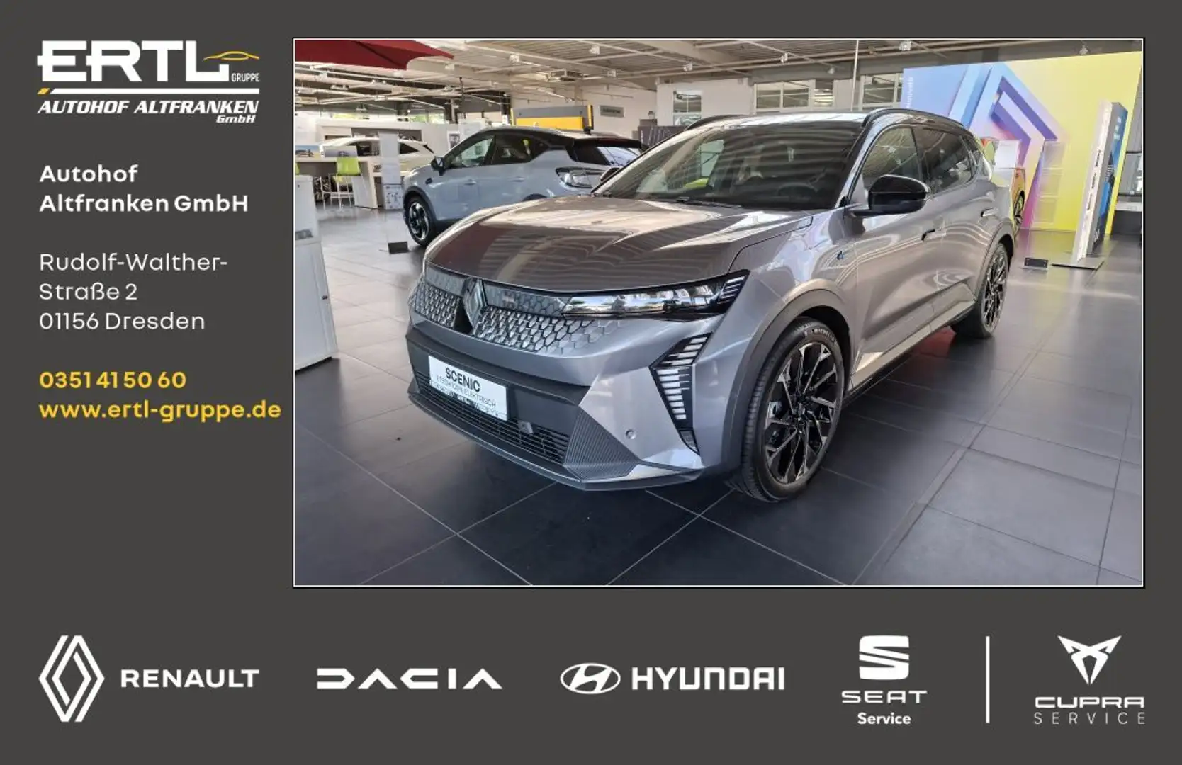 Renault Scenic E-Tech 220 Long Range Esprit Alpine Grau - 1