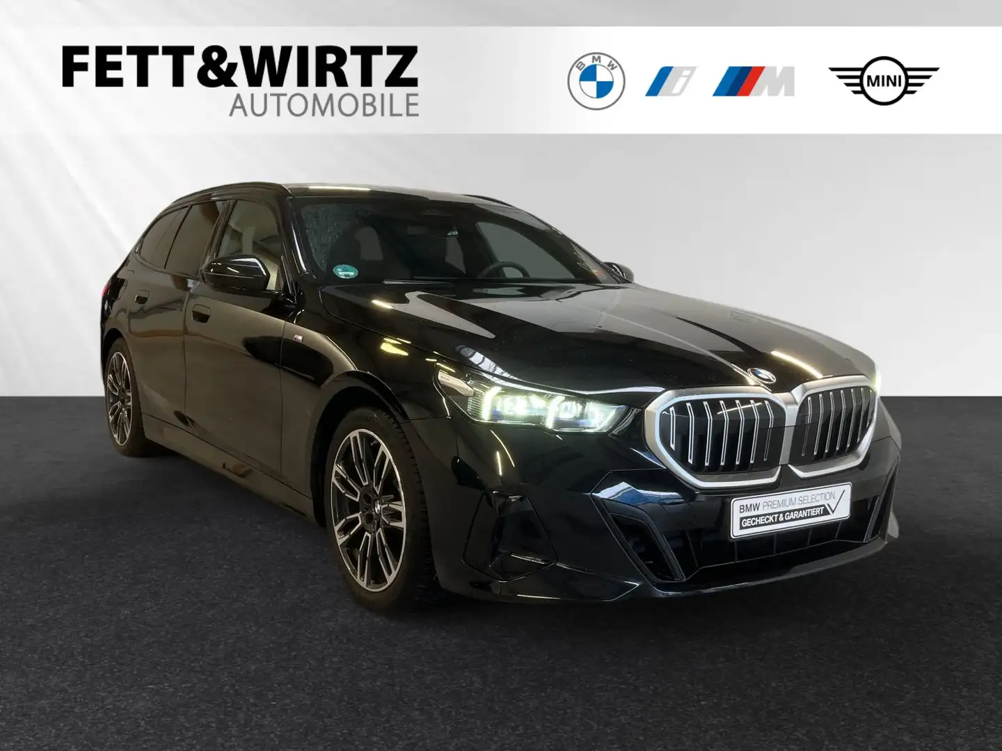 BMW 520 i Touring M Sport|AHK|Pano|Standhzg.|Head-Up Schwarz - 1