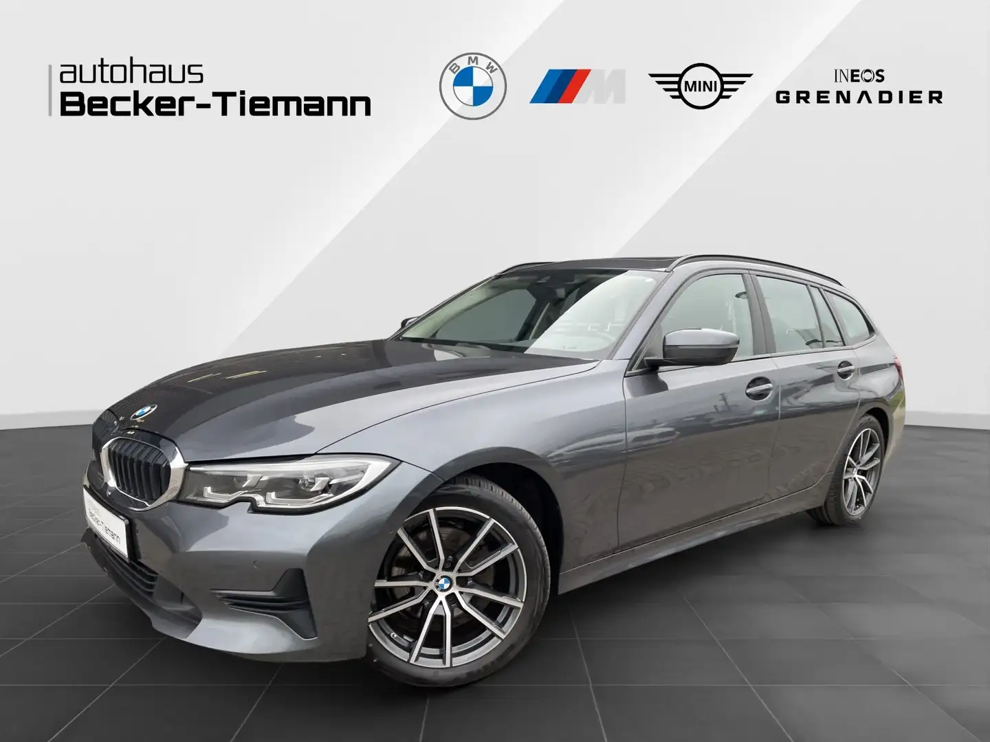 BMW 320 d Touring Aut. LivePro/CarPlay/Panorama/AHK/Drivin Grau - 1
