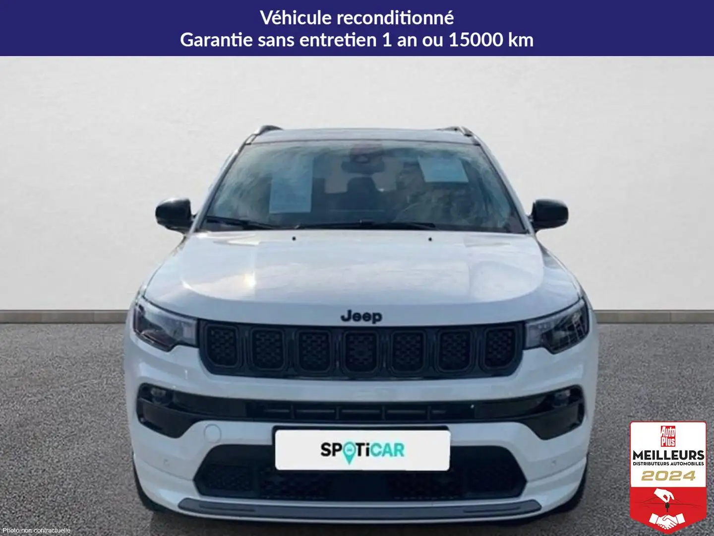 Jeep Compass 1.5 turbo t4 130 ch e-hybrid bvr7 high altitude Blanc - 2