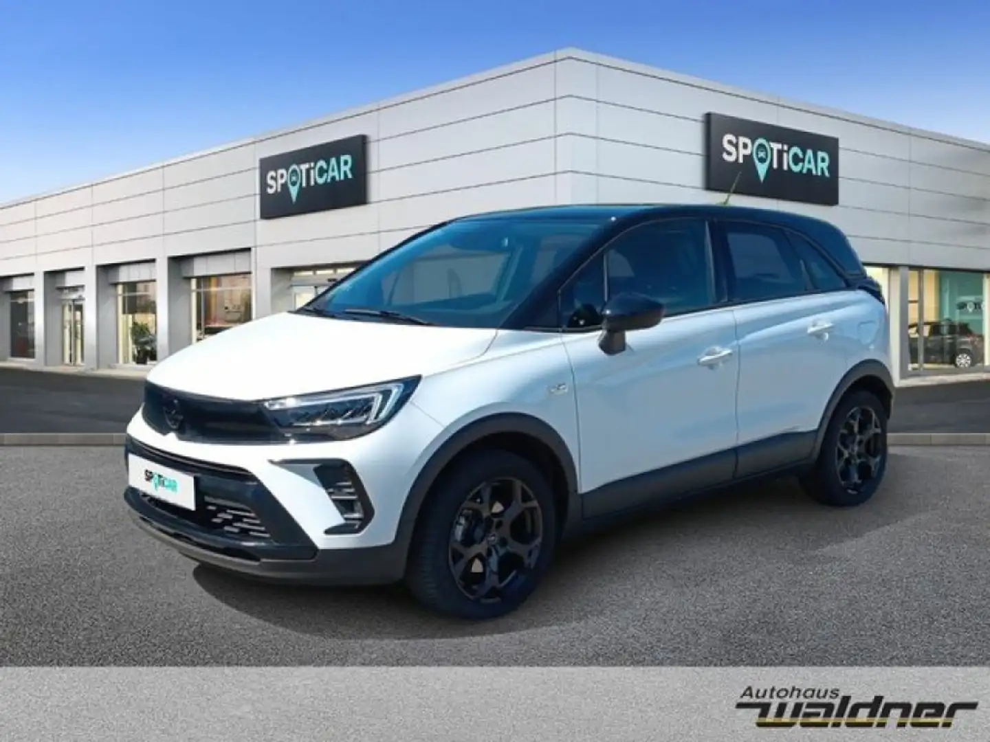 Opel Crossland 1.2 Automatik Elegance-Paket 6-AT Blanc - 1