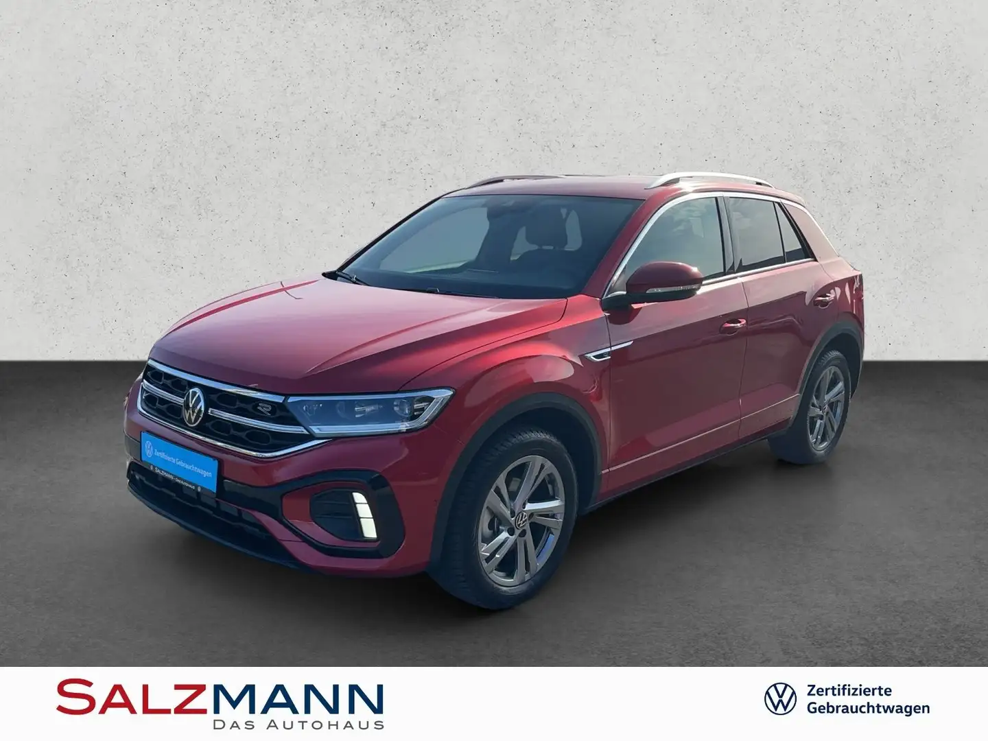 Volkswagen T-Roc 1.5 TSI R-Line, Navi, Kamera, LED Matrix K Rood - 1