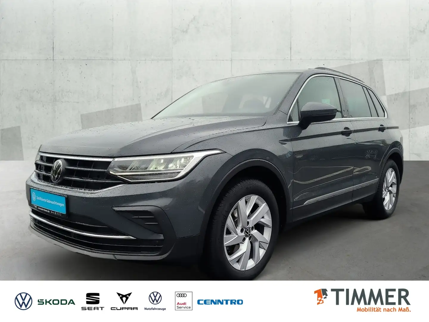 Volkswagen Tiguan 1.5 TSI DSG MOVE *LED *ACC *SHZ *APP-CONN *NAVI * Grijs - 1