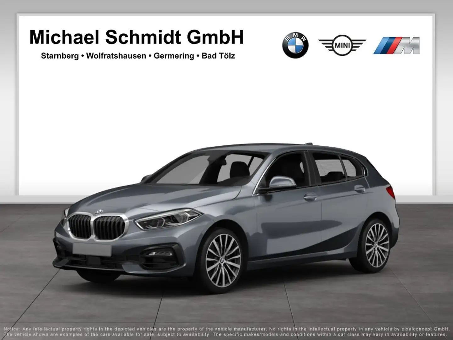 BMW 118 i Hatch*Advantage*LC+*DAB*LED*Tempomat*Shz*ISOFIX* Grau - 1