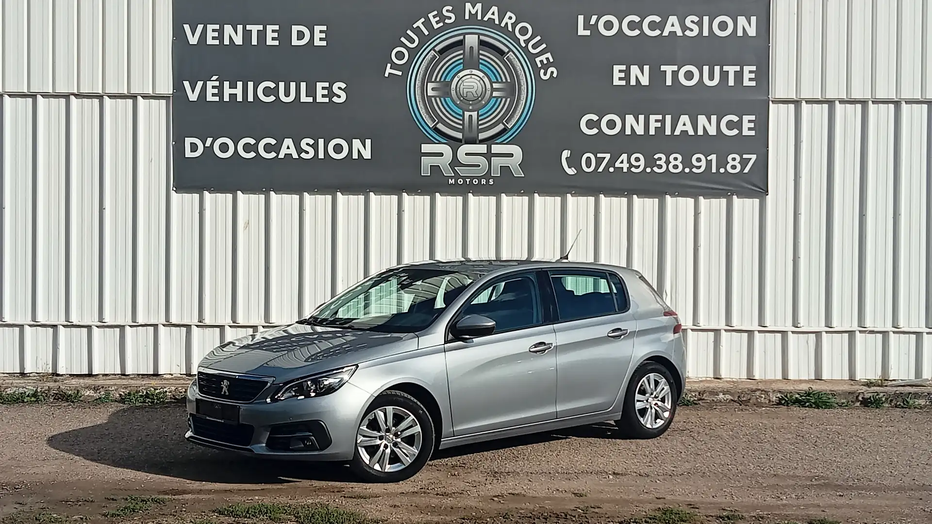 Peugeot 308 BlueHDi 130ch S\u0026amp;S BVM6 Active Business Grijs - 1