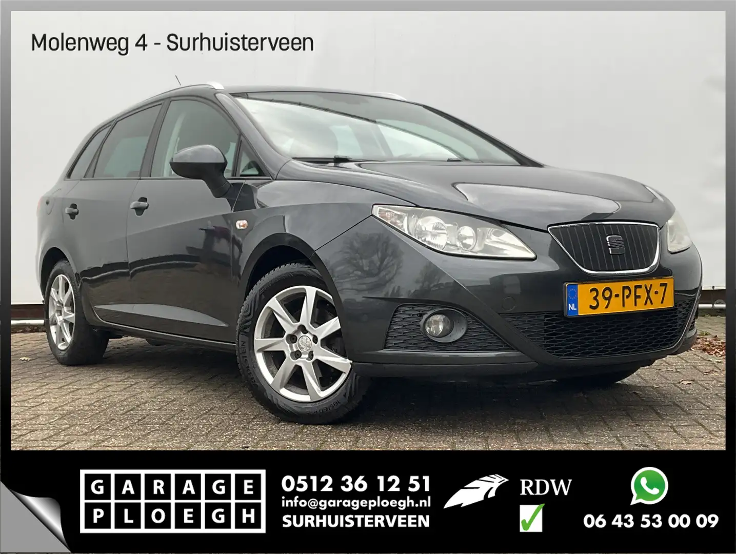 SEAT Ibiza ST 1.2 TDI Style Ecomotive Airco Cruise Trekhaak Gris - 1
